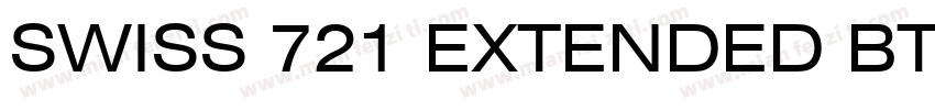 SWISS 721 EXTENDED BT字体转换